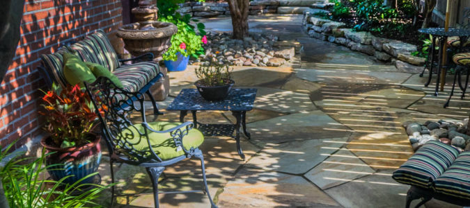 secluded patio st. louis