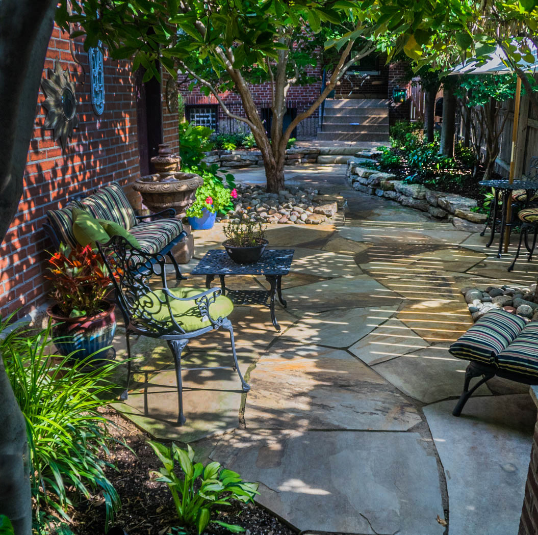 secluded patio st. louis
