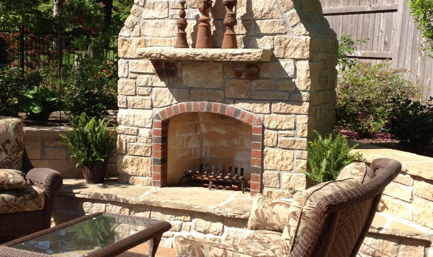 Outdoor Fireplace Westwood, Stone Outdoor Fireplaces Designs