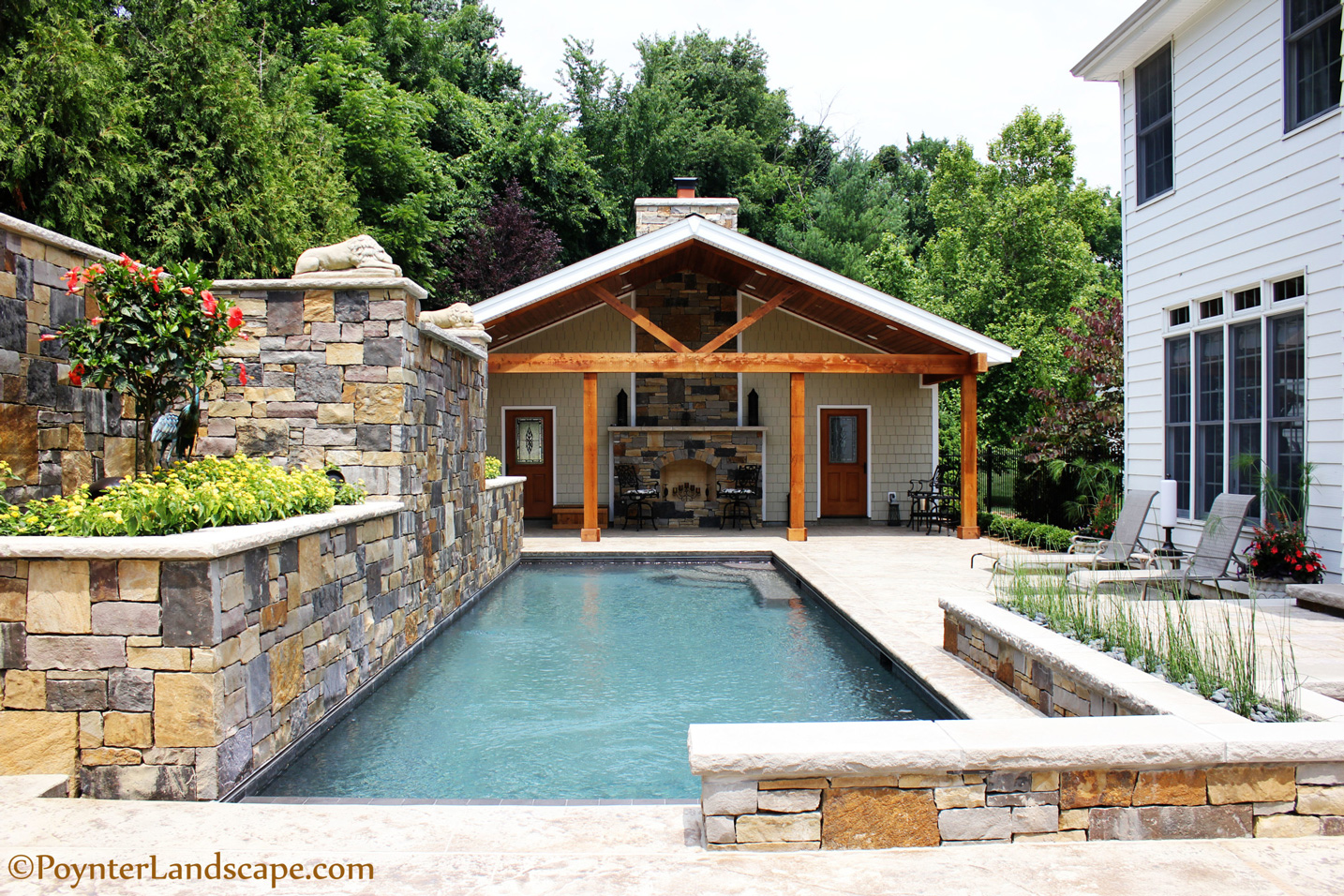 Pool Houses in St. Louis | Poynter Landscape