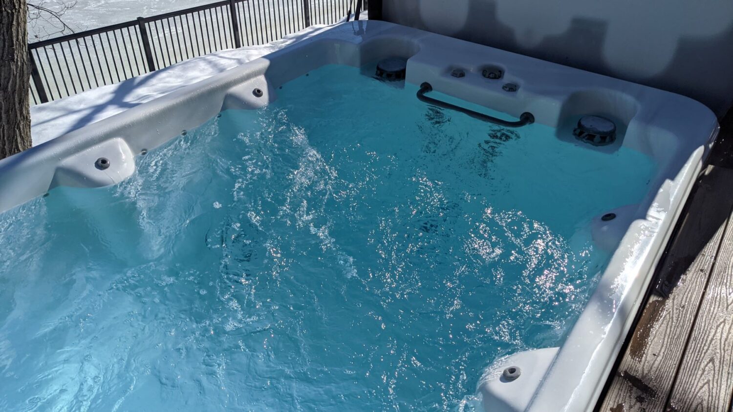 Landscape Ideas for Swim Spas | Outdoor Landscaping | Poynter Landscape image.